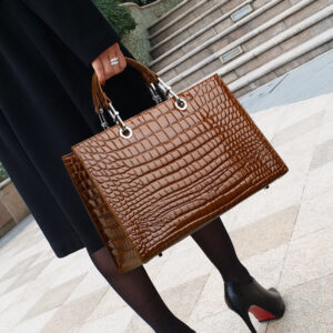 Cowhide Bag Women’s Large Capacity Handbag