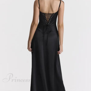 Anabella Black Lace Charming Up Maxi Dress
